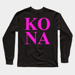 KONA SWIM BIKE RUN TRIATHLON Long Sleeve T-Shirt